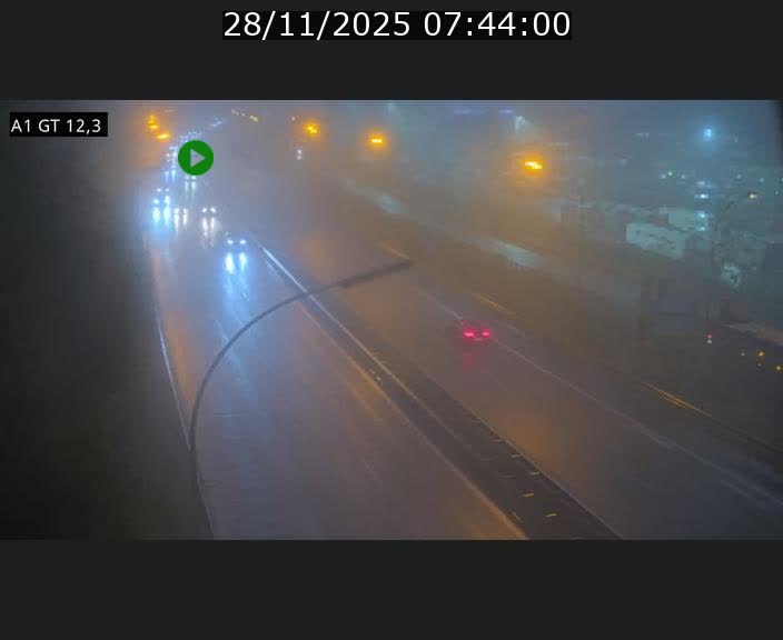 Traffic live webcam Luxembourg Senningerberg - A1 direction Allemagne - BK 12.3