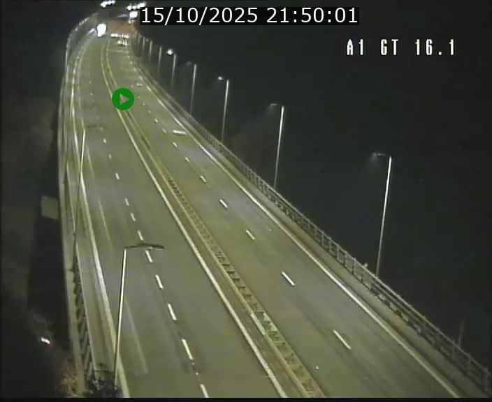 Traffic live webcam Luxembourg Niederanven - A1 direction Allemagne - BK 16.1