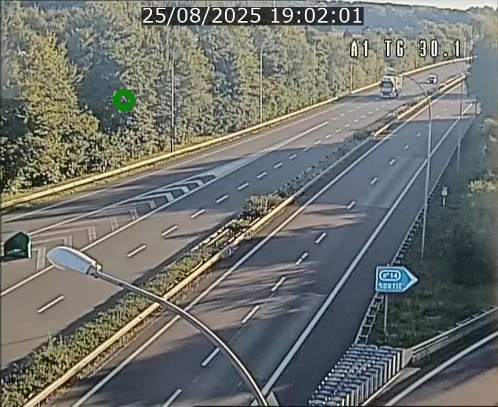Traffic live webcam Luxembourg Grevenmacher - A1 direction Luxembourg - BK 30.1