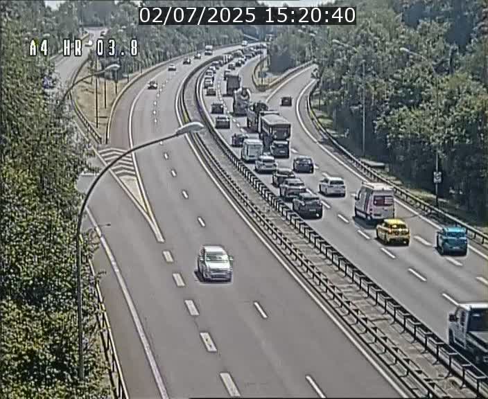 Webcam traffic A4 Luxembourg - BK 3.8 - Leudelange (direction Esch sur Alzette)