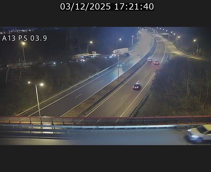 Traffic live webcam Luxembourg Differdange - A13 direction Esch-sur-Alzette - BK 3.9