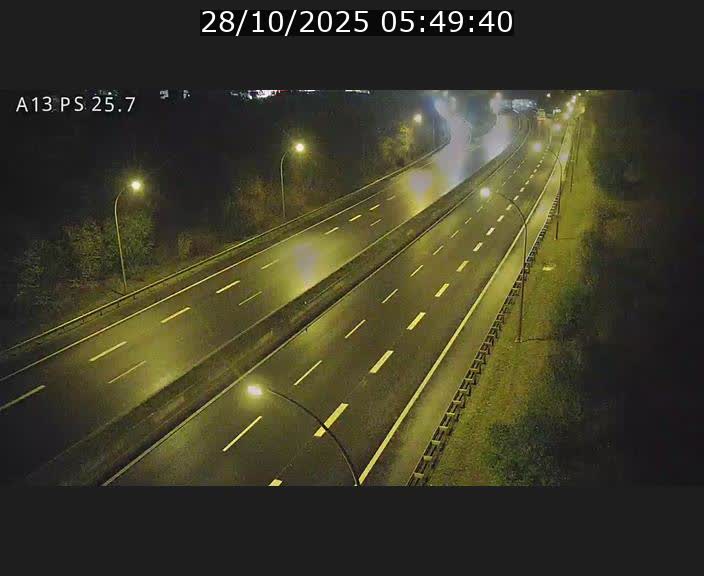 Traffic live webcam Luxembourg Frisange - A13 direction Allemagne - BK 26