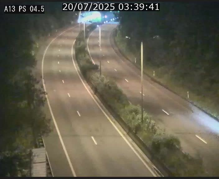 Traffic live webcam Luxembourg Differdange - A13 direction Esch-sur-Alzette - BK 4.5