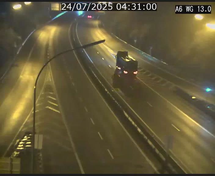 Traffic live webcam Luxembourg Mamer - A6 - BK 13 - direction Luxembourg/France/Allemagne