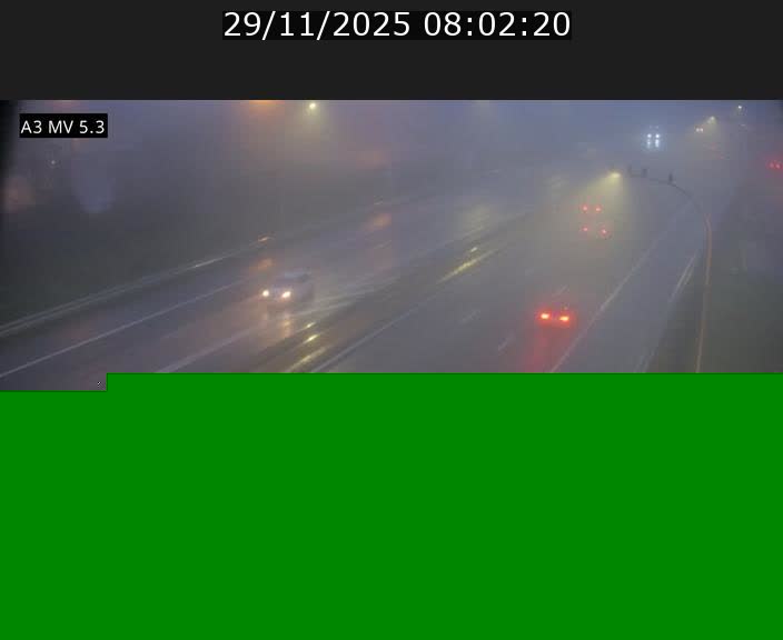 Webcam à l'Aire de Berchem au Luxembourg sur l'A3. Vue orientée vers la France