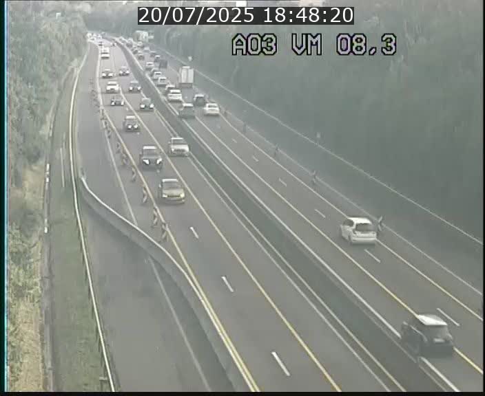 Traffic live webcam Luxembourg Bettembourg - A3 - BK 8.3 - direction France