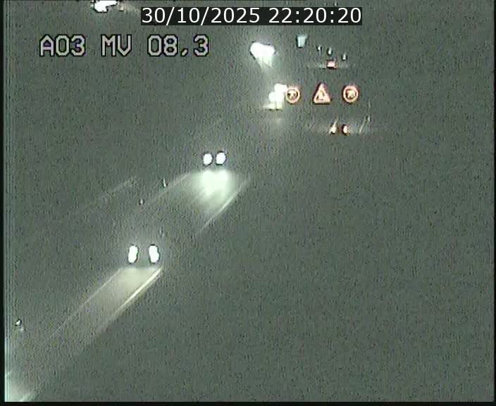 Webcam Autoroute après la Croix de Bettembourg en direction de Luxembourg sur l'A3