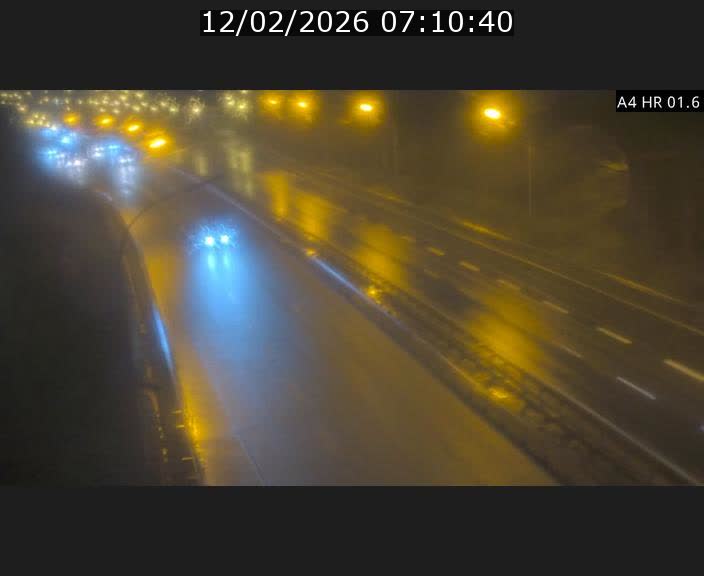 Info Trafic Luxembourg A4 - BK 1.6 - Croix de Cessange (direction Esch)