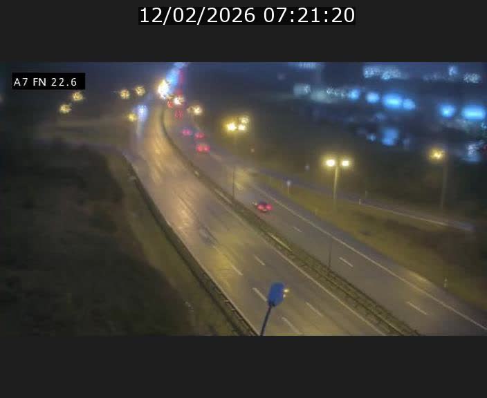 Caméra trafic Luxembourg - A7, Colmar-berg direction Mersch