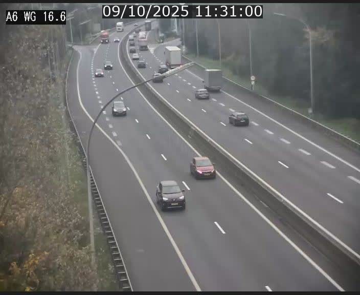 Traffic live webcam Luxembourg Aire de Capellen - A6 - BK 16.6 - direction Luxembourg/France/Allemagne