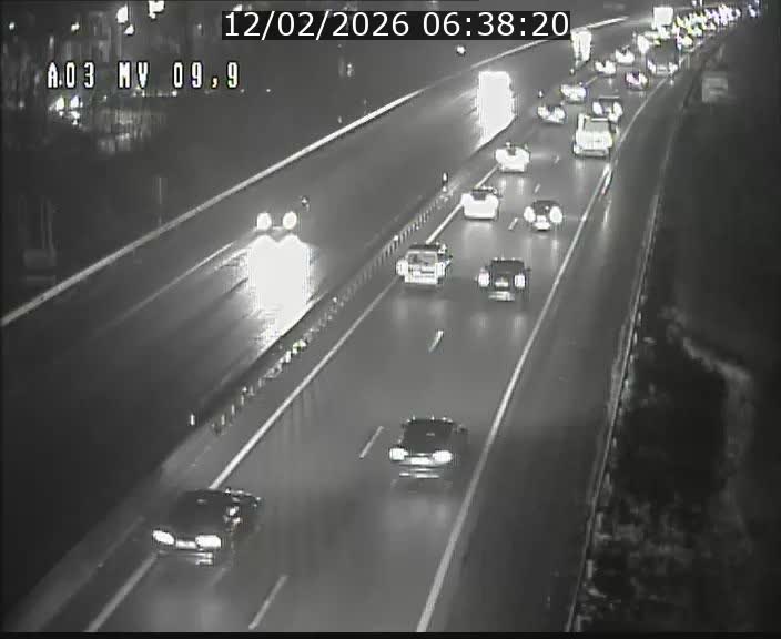 Webcam Autoroute à la Croix de Bettembourg - A3 - BK 9.9 - direction Luxembourg-Ville