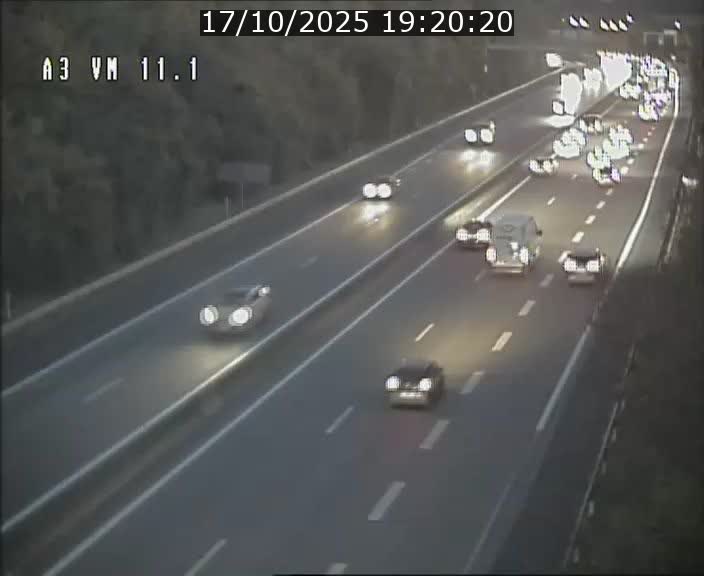 Webcam à la frontière franco-luxembourgeoise, avant la Croix de Bettembourg - BK 11.1 - direction Luxembourg-ville
