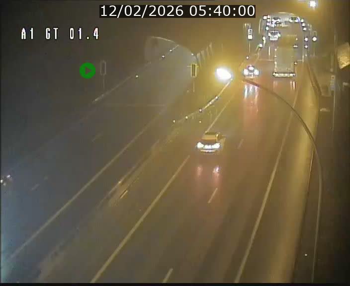 Traffic live webcam Luxembourg Hesperange - A1 direction Kirchberg - BK 1.4