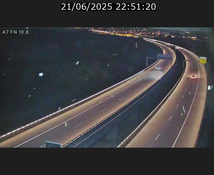 Caméra trafic Luxembourg - A7, Tunnel Gousselerbierg, sortie sud, direction rond-point Lorentzweiler (BK 10.8)