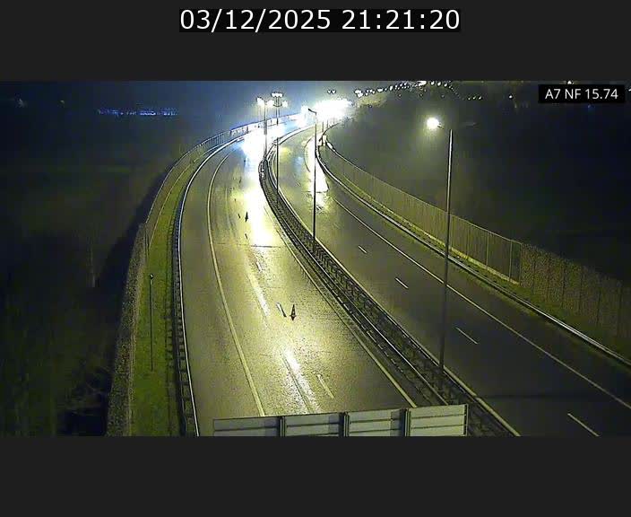 Caméra trafic Luxembourg - A7, Tunnel Mersch, entrée nord, direction Lorentzweiler
