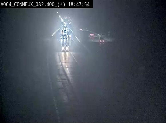 Webcam à hauteur de Conneux sur l'E411 en direction du sud de la Belgique
