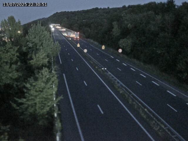 Caméra autoroute France - A30, Hayange direction Metz