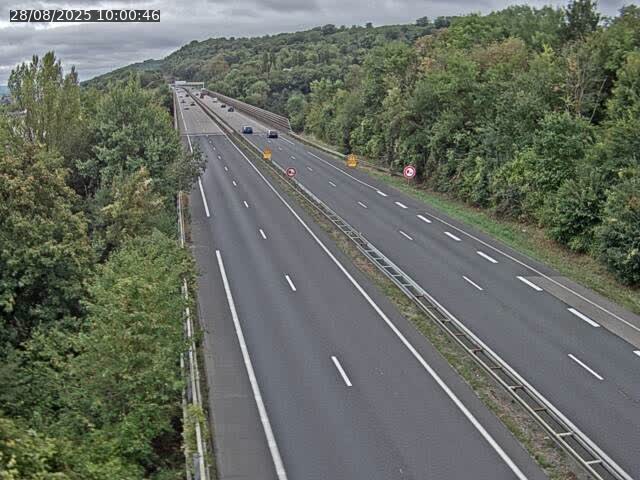 Caméra autoroute France - A30, Hayange direction Metz