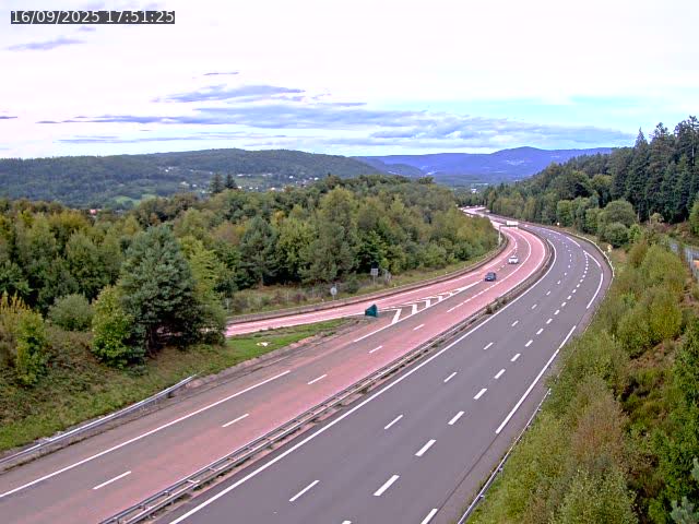 Caméra autoroute France - N57, Côte de la demoiselle direction Remiremont