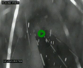 Webcam dans les Pyrénées Atlantique au niveau du col d'Urdos et du fort du Pourtalet sur la N134, en direction du Col et du tunnel du Somport, à 765 mètres d'altitude