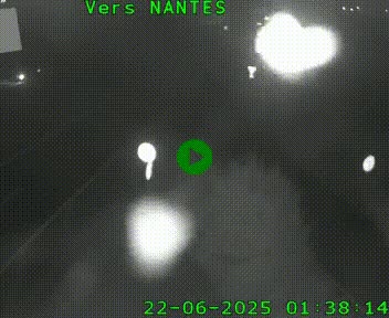 Webcam N147 au nord de Poitiers et à la jonction avec la A10