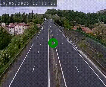 Caméra autoroute A75 à hauteur de Coudes, en direction de Clermont-Ferrand