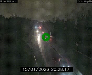 Webcam sur le périphérique de Nantes (N844) à hauteur de Porte de la Chapelle, au nord de la ville