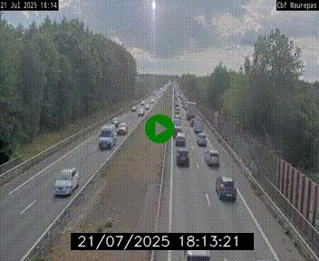 Webcam sur le périphérique de Rennes (N136) à hauteur de Maurepas, au nord de la ville