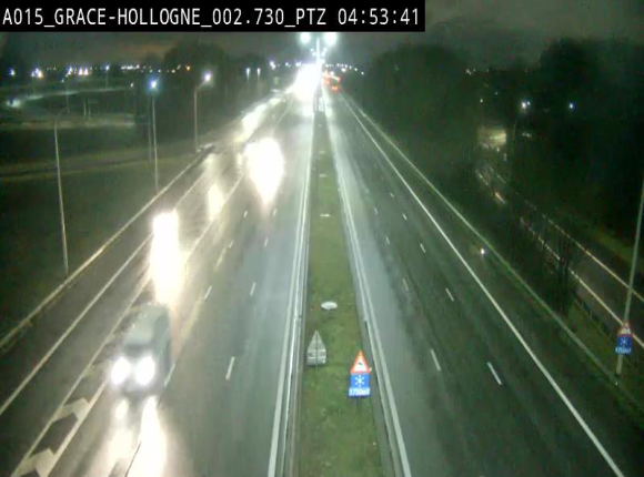 Caméra trafic Belgique - Grâce-Hollogne - E42, jonction avec A604, direction Loncin/Aéroport de Liège -  BK 3.2