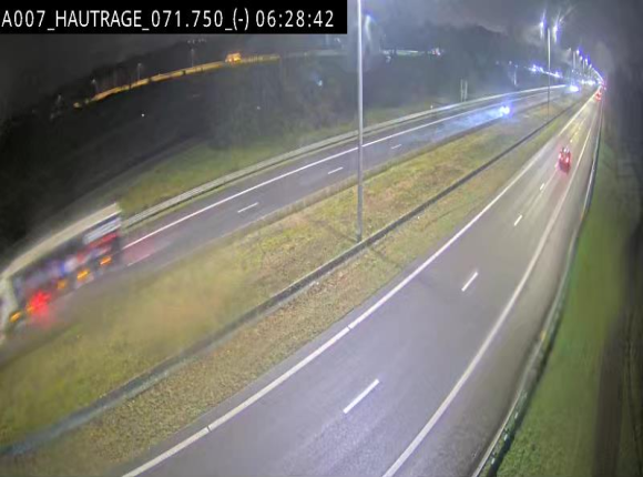 Webcam autoroute Belgique - Hautrage - E19 - BK 71.7