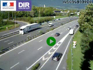 Webcam sur la Nationale 201 à hauteur de la sortie Chambéry-Nord, avant à la jonction entre l'A41 et l'A43, en direction de Lyon
