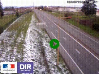 Webcam à Mably, à proximité de Roanne en direction de Moulins sur la N7