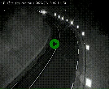 Webcam en haut de la Côte des Carreaux sur la N31 à Avesnes-en-Bray. Vue orientée vers Rouen