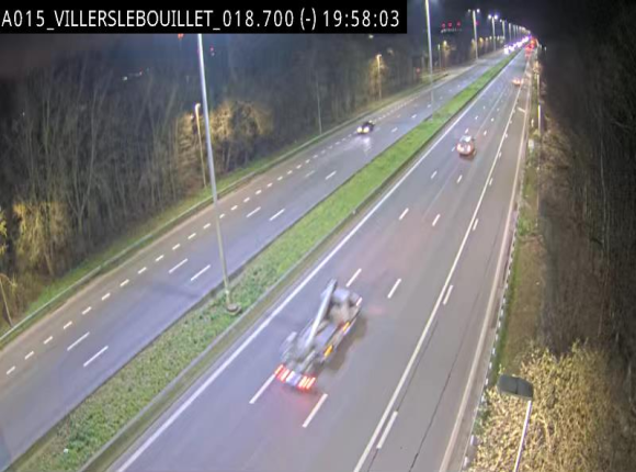 Webcam autoroute Belgique - Villers-le-Bouillet - E42 direction Liège - BK 18.7
