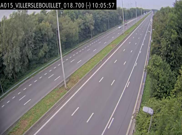 Webcam autoroute Belgique - Villers-le-Bouillet - E42 direction Liège - BK 18.7