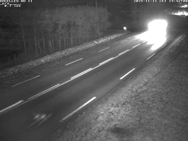 Webcam à 424 mètres d'altitude dans la Tranchée de Docelles dans les Vosges, à proximité d'Epinal sur la route de Gerardmer (D11)