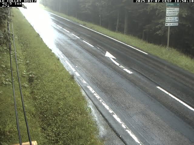 Caméra du Collet sur la route de Colmar (D417)