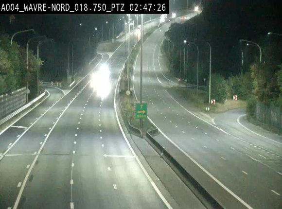 Webcam traffic E411(A4) - BK 18.7 - Bierges (Wavre Nord)