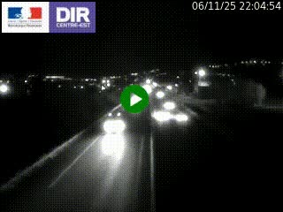 Caméra autoroute à Saint-Etienne (Les Littes) à hauteur du Ikea Saint-Etienne sur l'A72 en direction de Roanne