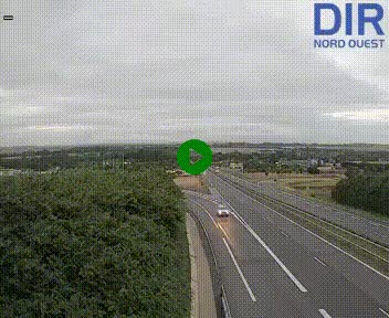 Webcam au début de l'A84 sur le périphérique Ouest de Caen (N814) à hauteur de la sortie 9, Porte de Bretagne