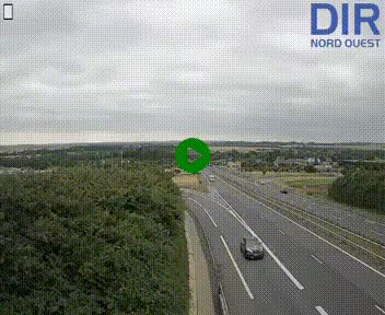 Webcam au début de l'A84 sur le périphérique Ouest de Caen (N814) à hauteur de la sortie 9, Porte de Bretagne