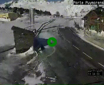 Webcam Col du Puymorens sur N320, en direction de Pas de la Casa (Andorre)