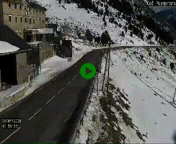Webcam Col du Puymorens sur N320, en direction de Pas de la Casa (Andorre)