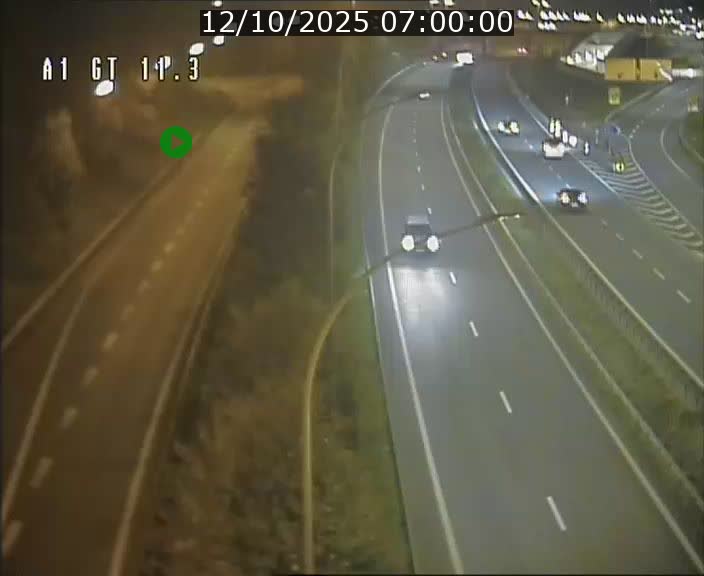 Traffic live webcam Luxembourg Senningerberg - A1 direction Allemagne - BK 11.3