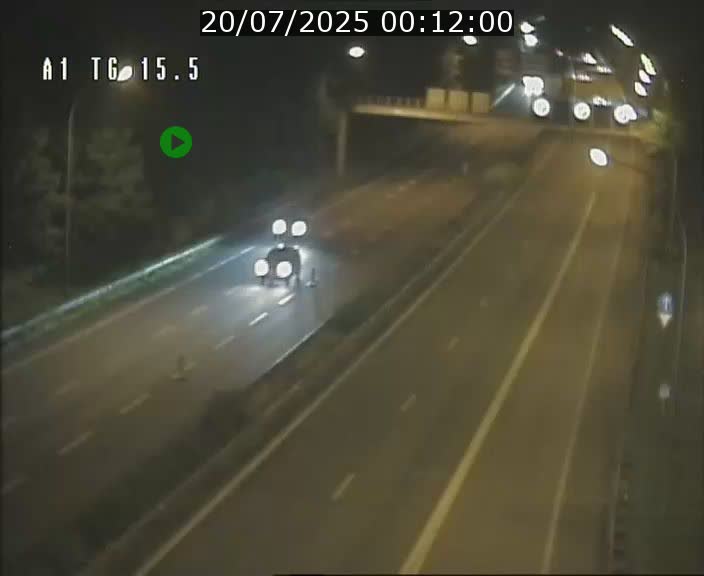 Traffic live webcam Luxembourg Munsbach - A1 direction Luxembourg - BK 15.5