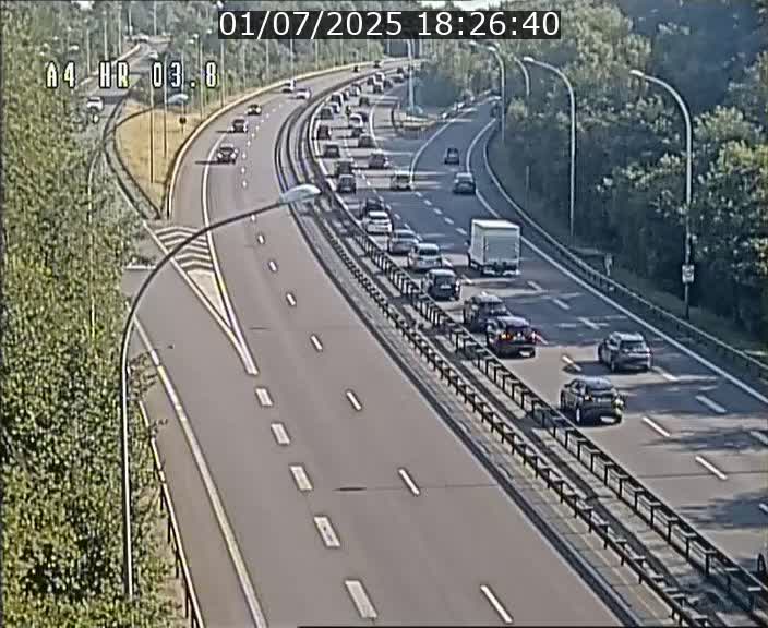 Webcam traffic A4 Luxembourg - BK 3.8 - Leudelange (direction Esch sur Alzette)