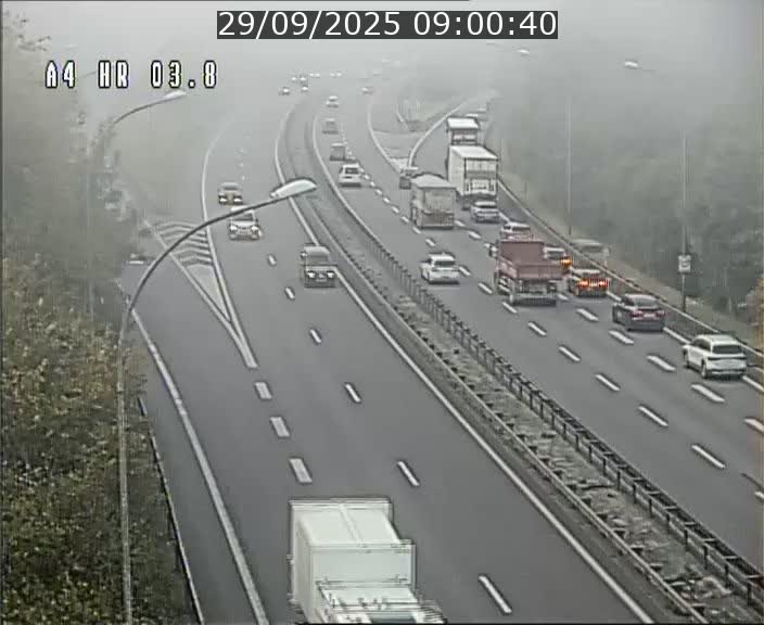 Webcam traffic A4 Luxembourg - BK 3.8 - Leudelange (direction Esch sur Alzette)
