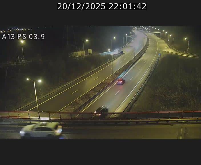 Traffic live webcam Luxembourg Differdange - A13 direction Esch-sur-Alzette - BK 3.9