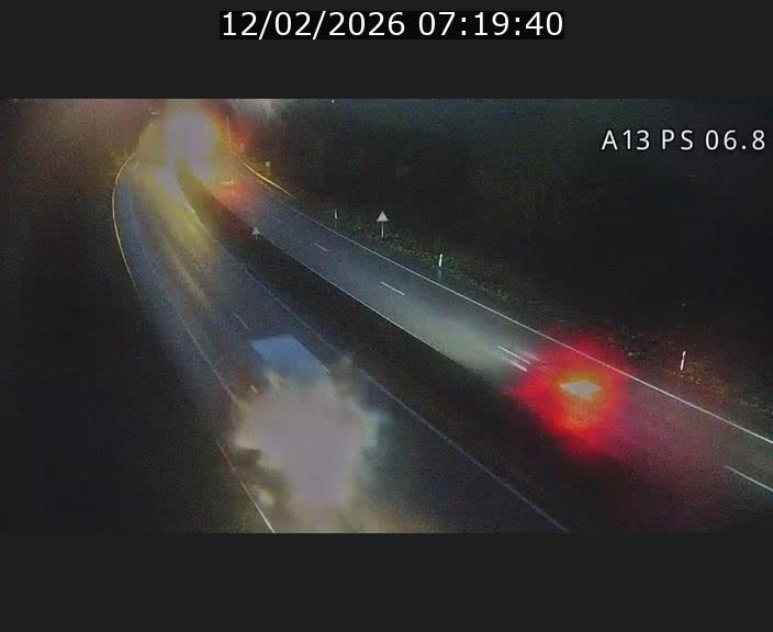 Traffic live webcam Luxembourg Ehlerange - A13 direction Esch-sur-Alzette - BK 6.8