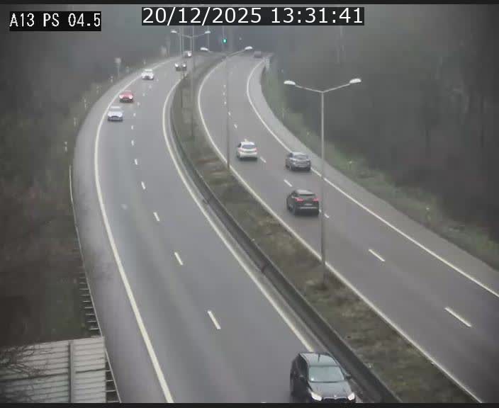 Traffic live webcam Luxembourg Differdange - A13 direction Esch-sur-Alzette - BK 4.5